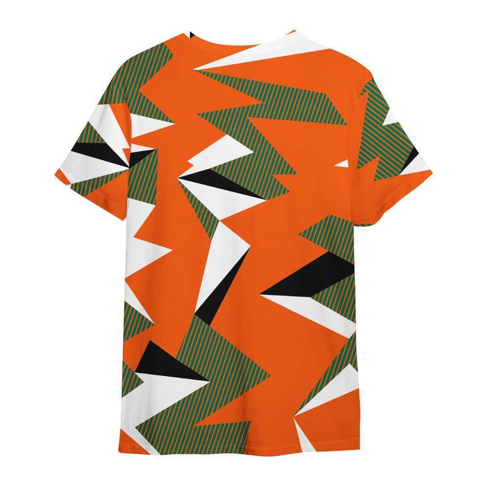Shirt To Match SoleFly Sail Gorge Green 3s - Geometric Camouflage Pattern All Over Print