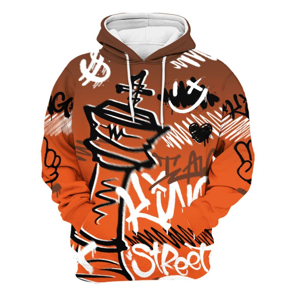 Hoodie To Match High OG Starfish 1s - Street King Chess Streetwear All Over Print
