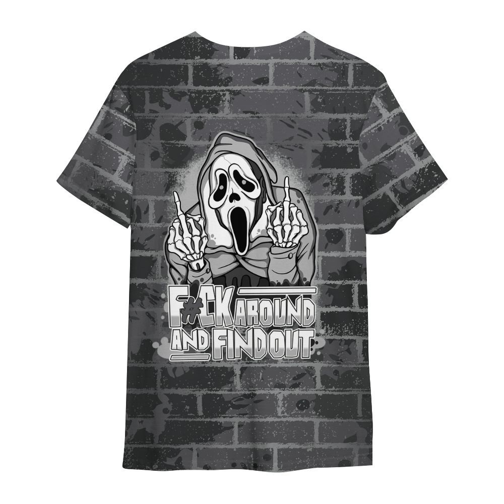 Shirt To Match White Thunder 4s - F#CK And Find Out Graphic Halloween All Over Print