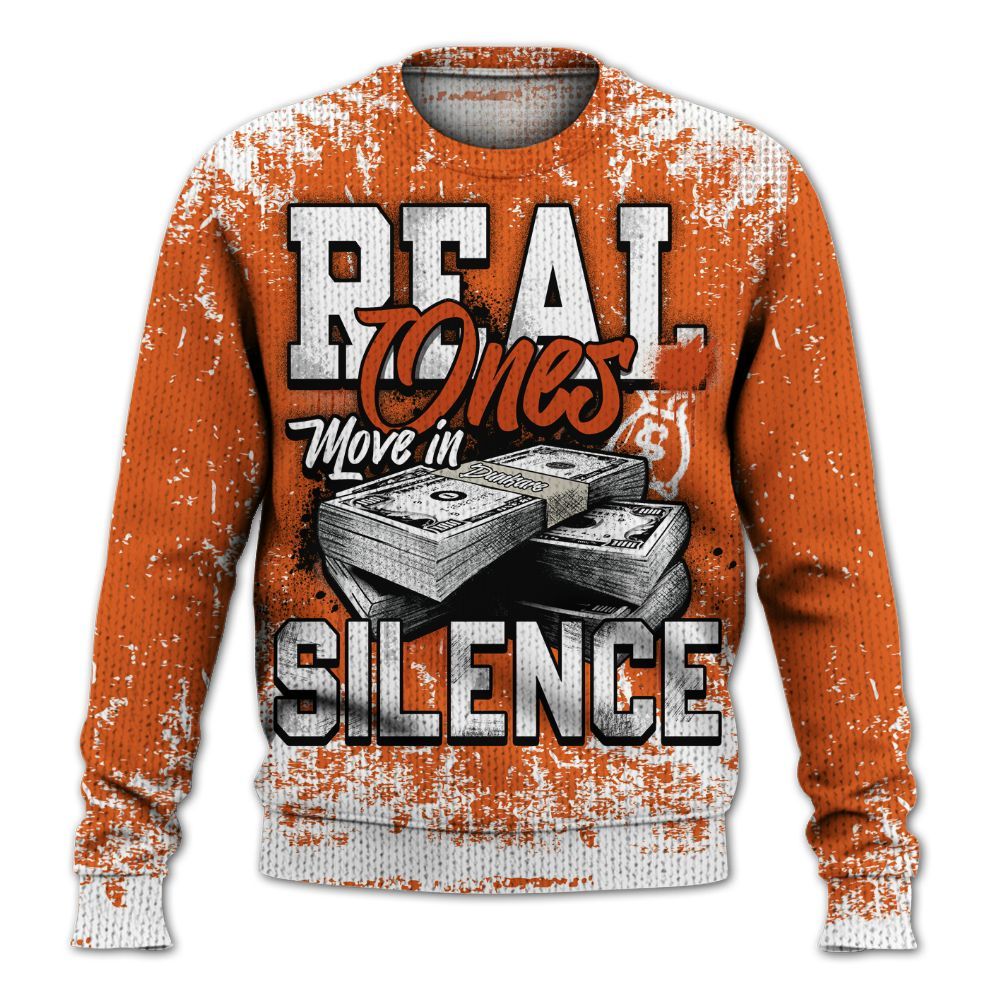 Knitted Sweater To Match High OG Starfish 1s - Move In Silence Money Street Retro