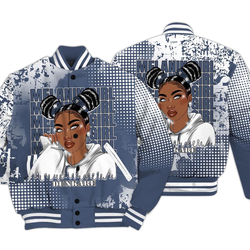 Varsity Jacket To Match Low Diffused Blue 11s - Melaninn Unique Glitch Dot Varsity Jacket Unisex