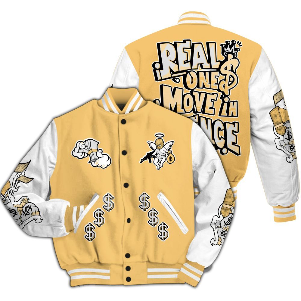 Varsity Jacket To Match Craft Paris 6s - Ones Move In Silence Graphic All Over Print