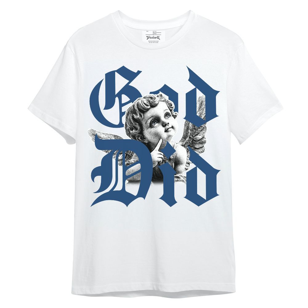 Shirt To Match High OG Midnight Navy 1s - God Did Angel Unisex Shirt