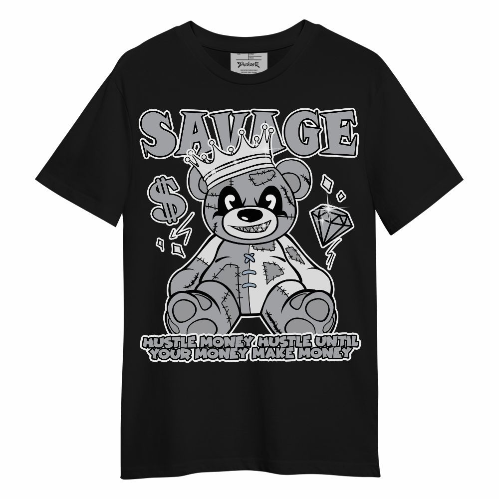 Shirt To Match Low OG Wolf Grey 1s - Savages Bear Unisex Shirt