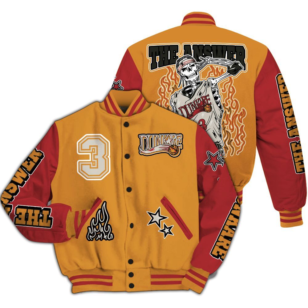 Varsity Jacket To Match Air Max Plus Sunset Swarovski - Allen Answer Skeleton All Over Print