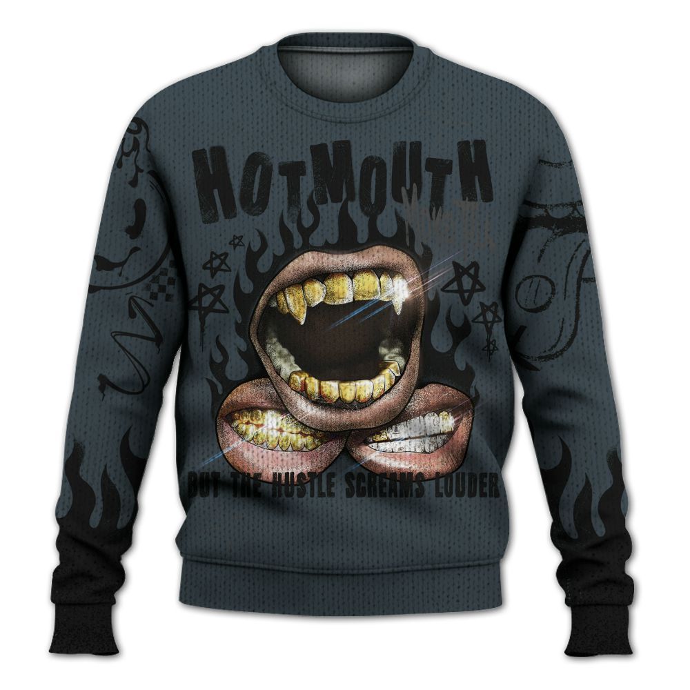 Knitted Sweater To Match Air Max Sunder Gore Tex Black - Mouth Burning Street Style