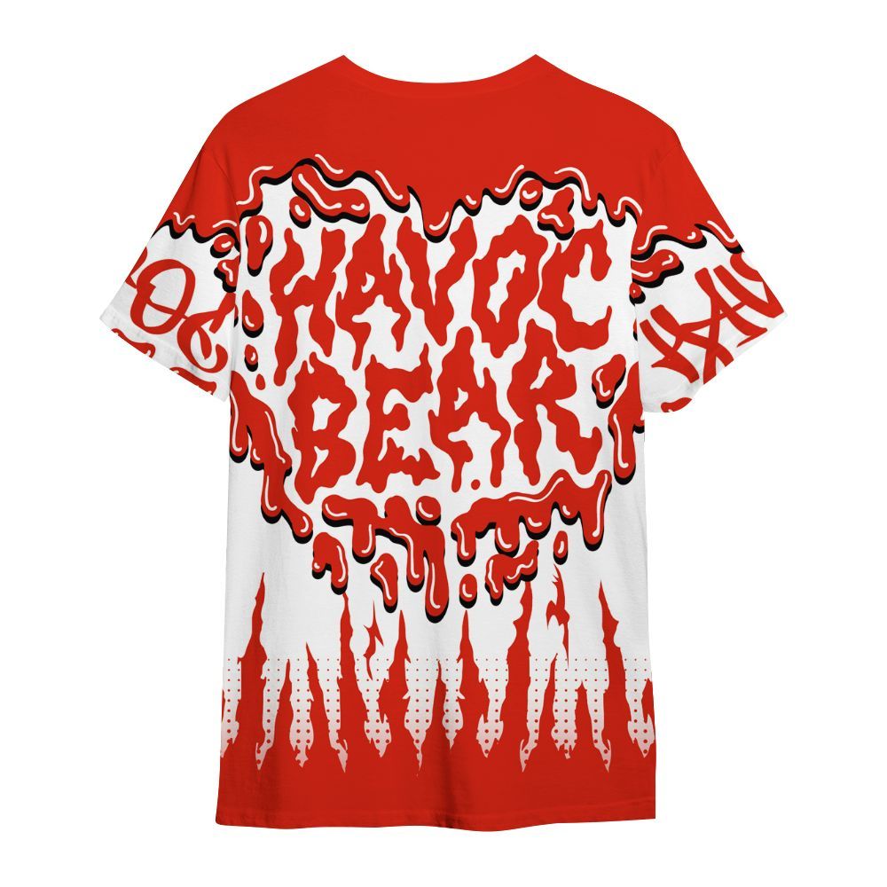 Shirt To Match Retro Cherry 11s - Havok Bear Dripping All Over Print