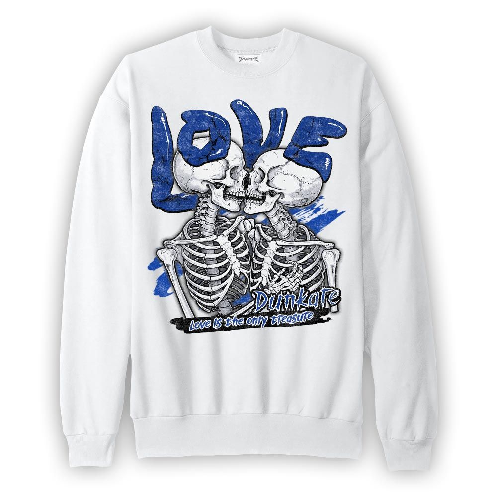 Sweatshirt To match Air Foamposite One Royal Sweatshirt - Skull Love Bear Graphic
