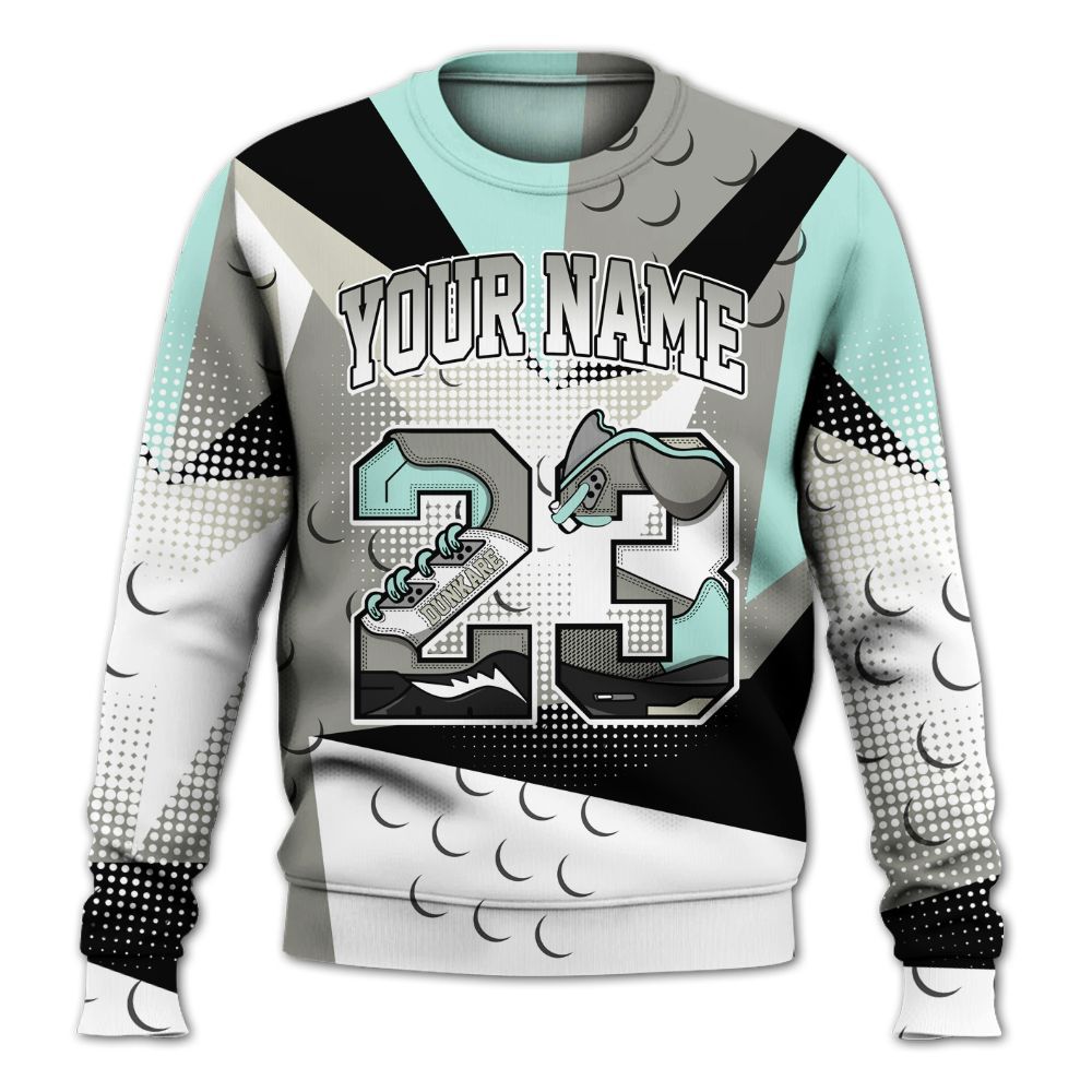 Sweatshirt To Match Low OG Year Of The Snake 1s - Poly Custom Name Number 23 5s All Over Print