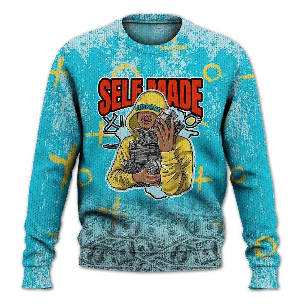 Knitted Sweater To Match Dunk Low KD 17 N7 - Selfmade Unique Grunge