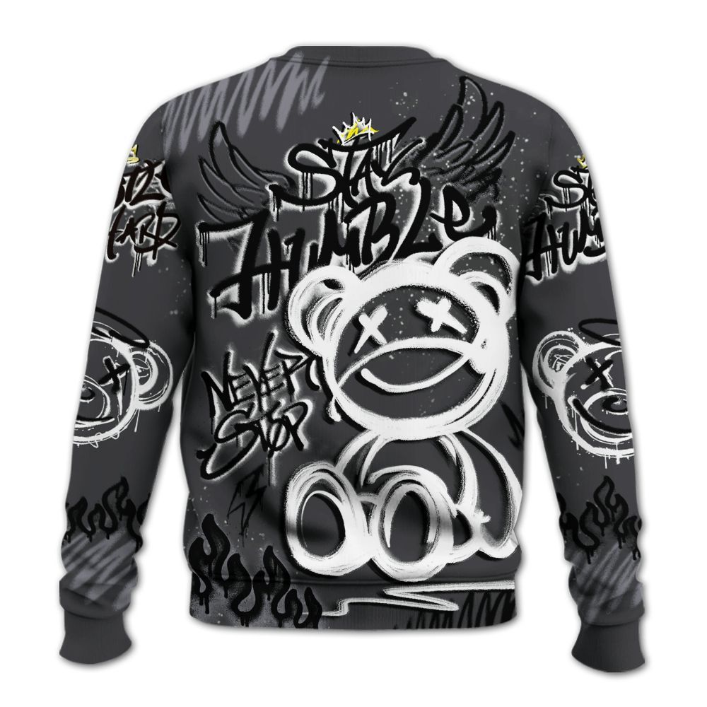 Sweatshirt To Match Fear 4s - Humble Drip Streetwear Graffity All Over Print