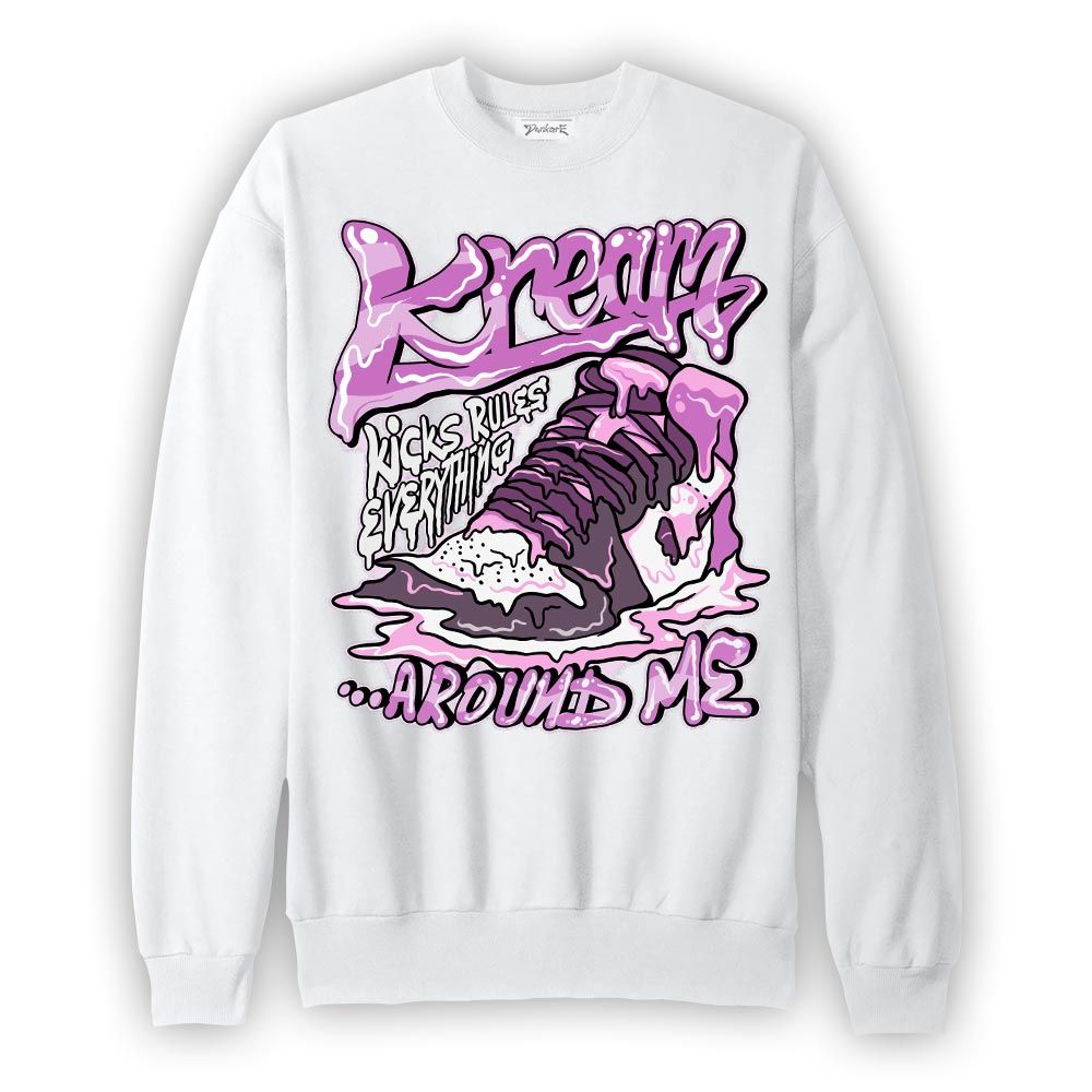 Sweatshirt To match Hyper Violet 4s Sweatshirt - Kreamy Graphic Graphic