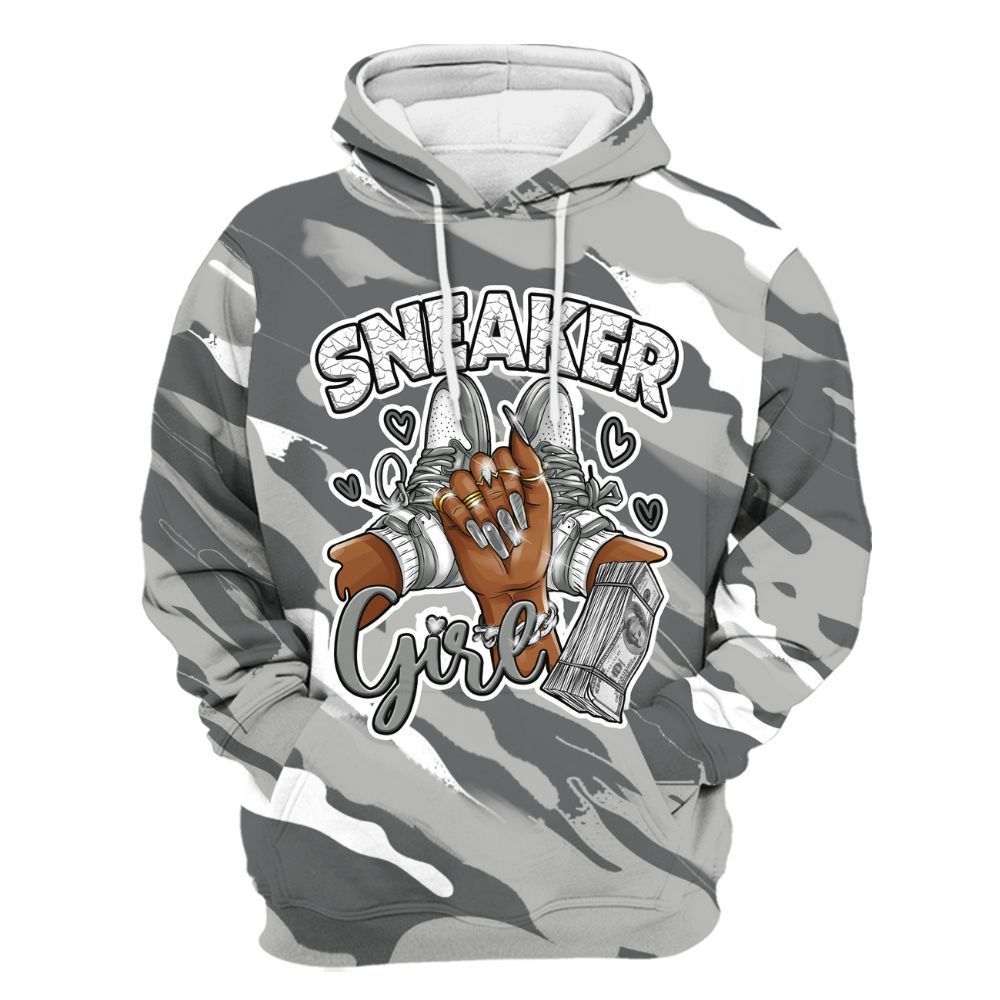 Hoodie To Match Retro Wet Cement 4s - Sneakerz Girlz Colored All Over Print
