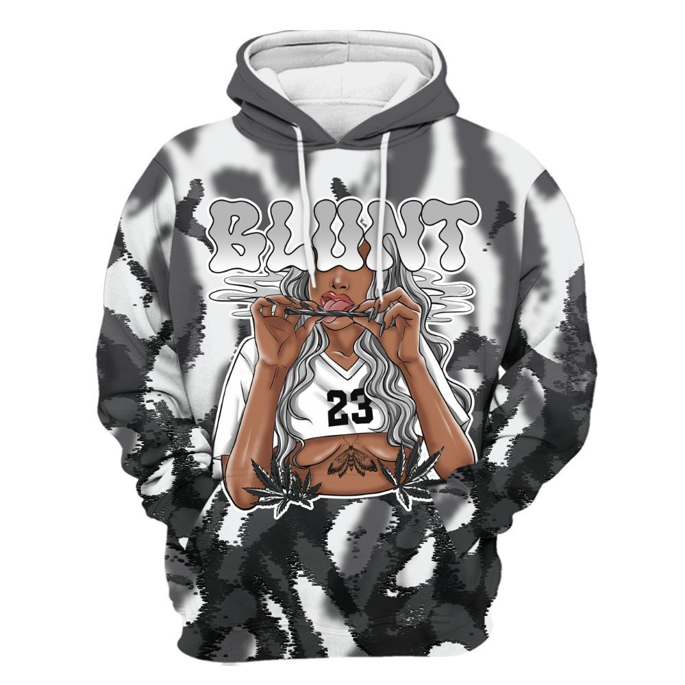 Hoodie To Match White Thunder 4s - Bluntz Burnz All Over Print