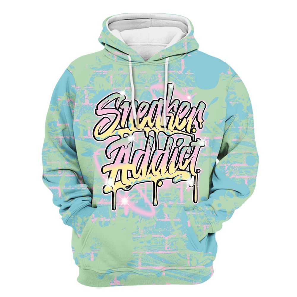 Hoodie To Match SB Dunk Low Visty - Addiction Sneakers Graphic Street Art All Over Print