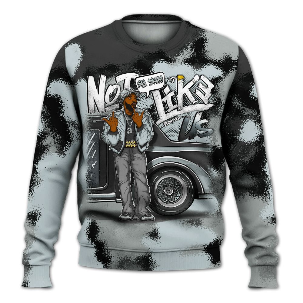 Sweatshirt To Match Black Wolf Grey 12s - They Dislike Us All Over Print