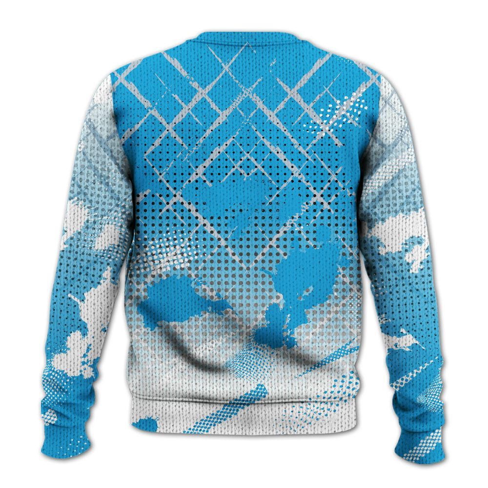 Sweater To Match University Blue Low 2026 11s - Halftone Stand Business Dripping Graphic