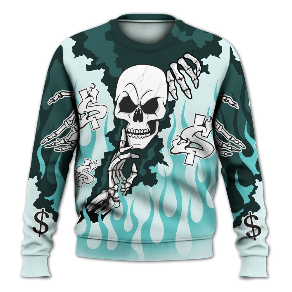 Sweatshirt To Match KD 4 Easter Mint Candy - Ones Move In Silence All Over Print