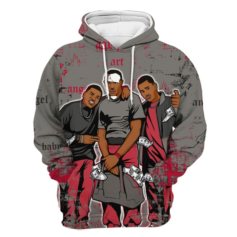 Hoodie To Match Shadow 2025 10s Shirt, Paid In Full Money All Over Print