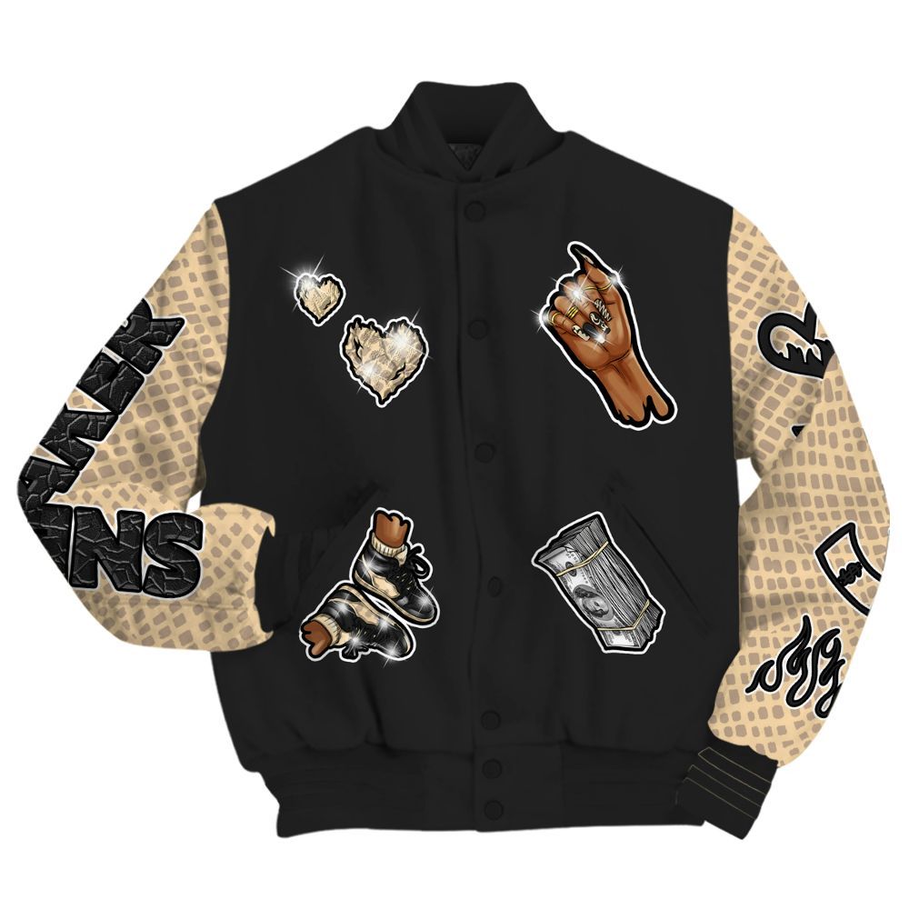Varsity Jacket To Match Kobe 9 EM Mambacita - Sneakerz Girlz All Over Print