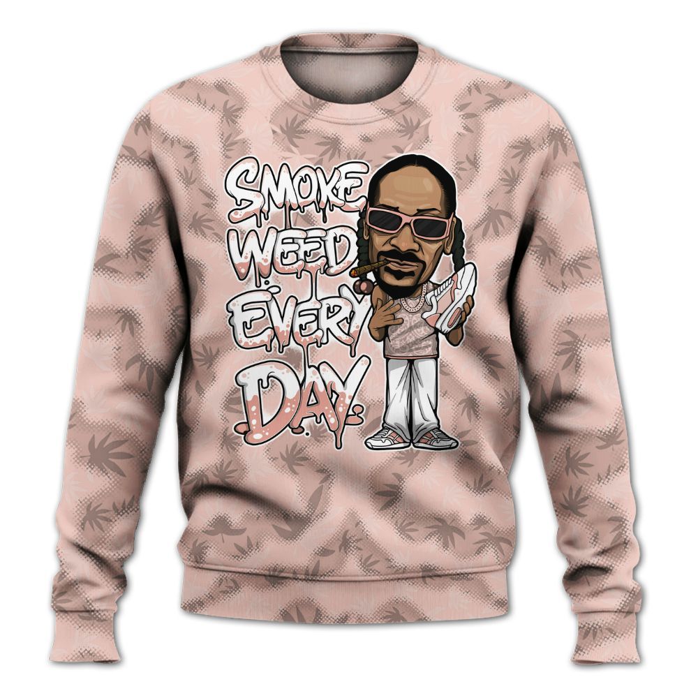 Sweatshirt To Match Low Legend Pink 11s - Smoking Every Day Graphic Weeding Art All Over Print