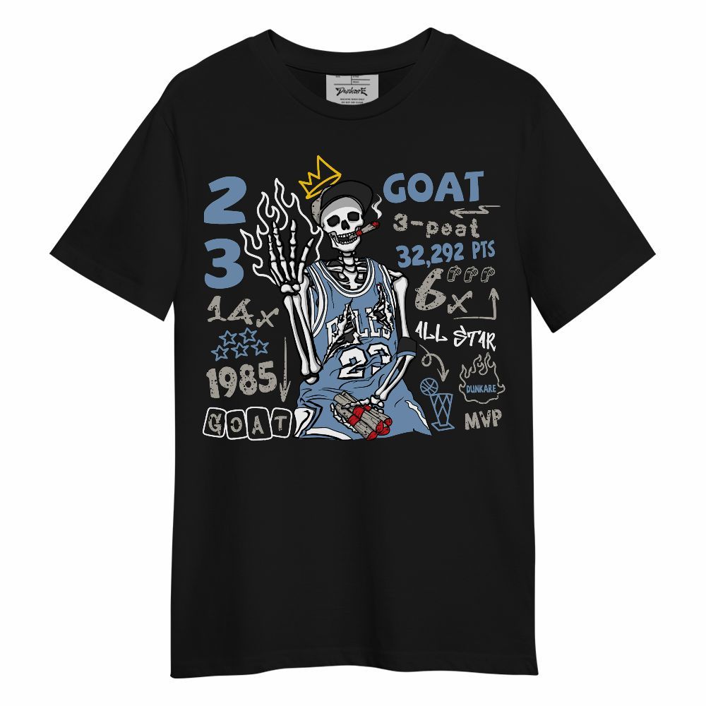 Shirt To Match University Blue 4s - Number 23 G.0.A.T Streetwear Unisex Shirt
