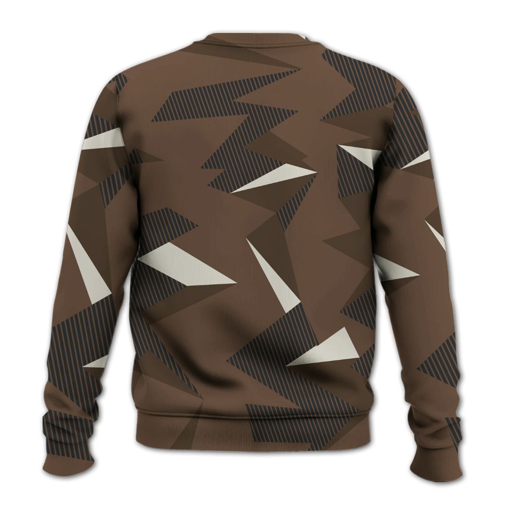 Sweatshirt To Match Palomino 1s - Geometric Camouflage Pattern All Over Print