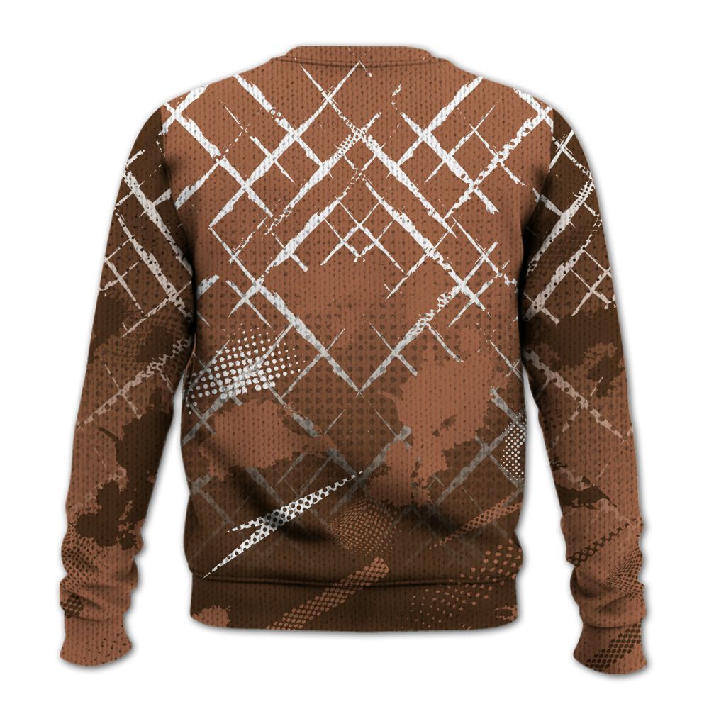 Knitted Sweater To Match Air Foamposite Metallic Copper - Halftone Stand Business Dripping