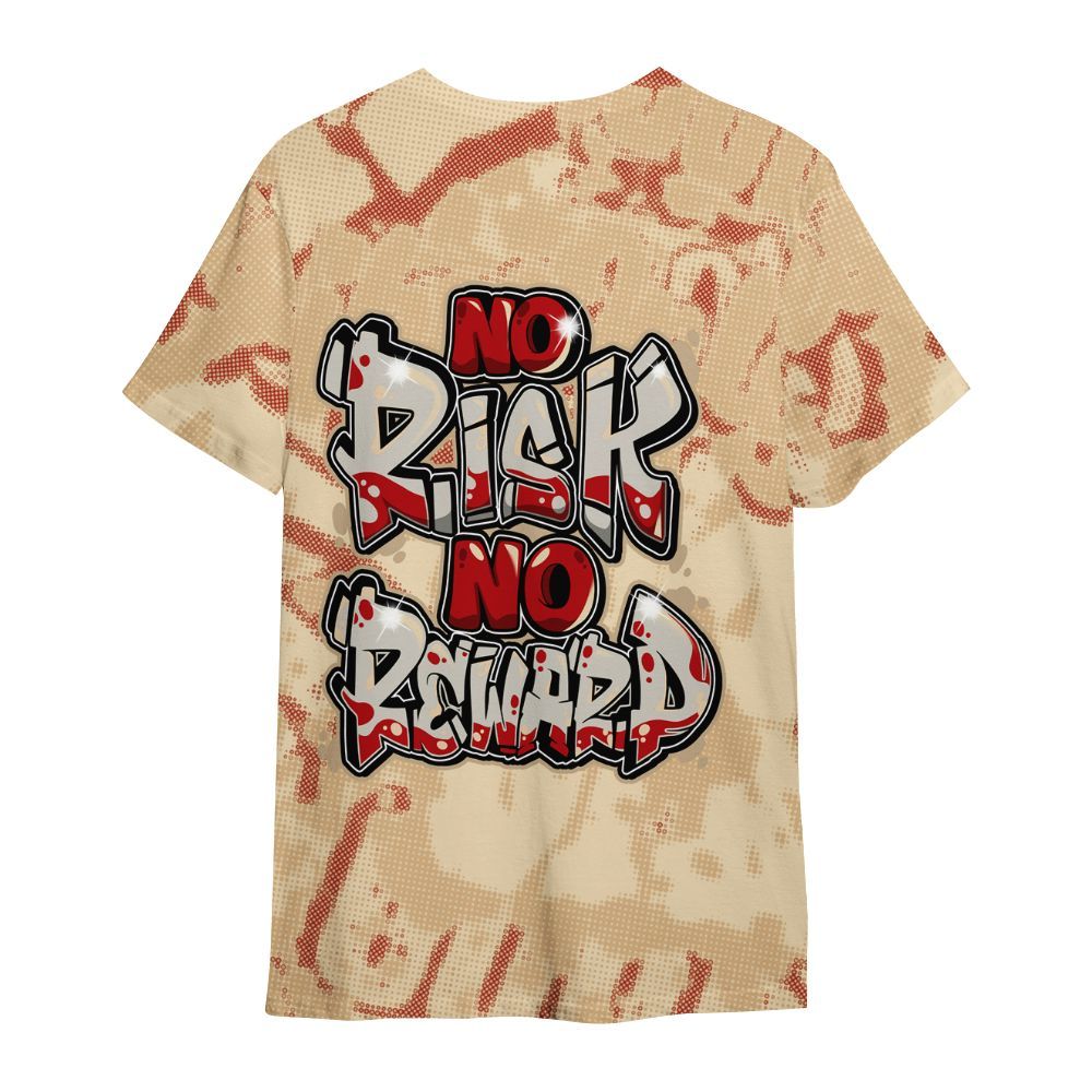 Shirt To Match Dunk Low Strawberry Waffle - No Risks No Reward Street All Over Print