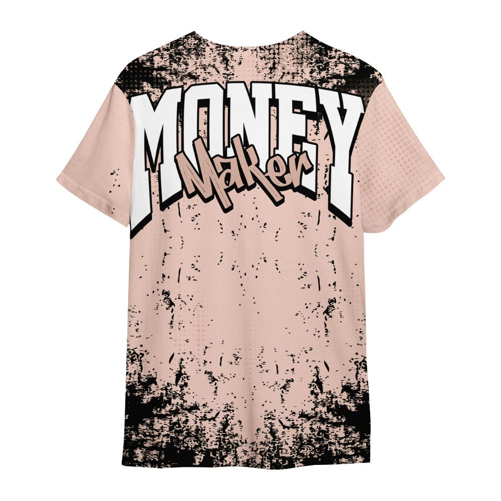 Shirt To Match Washed Coral 2s Shirt, Move In Silence Money Street Retro All Over Print