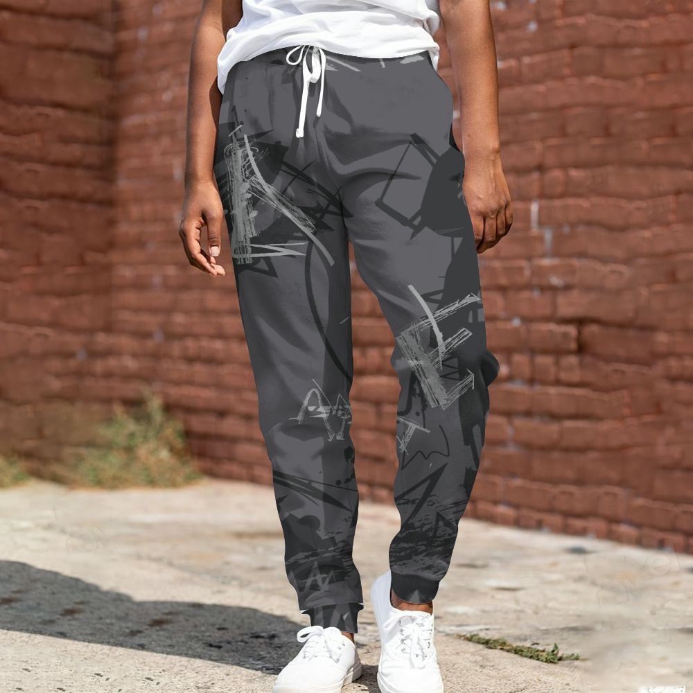 Sweatpant To Match White Thunder 4s - Messyz All Over Print