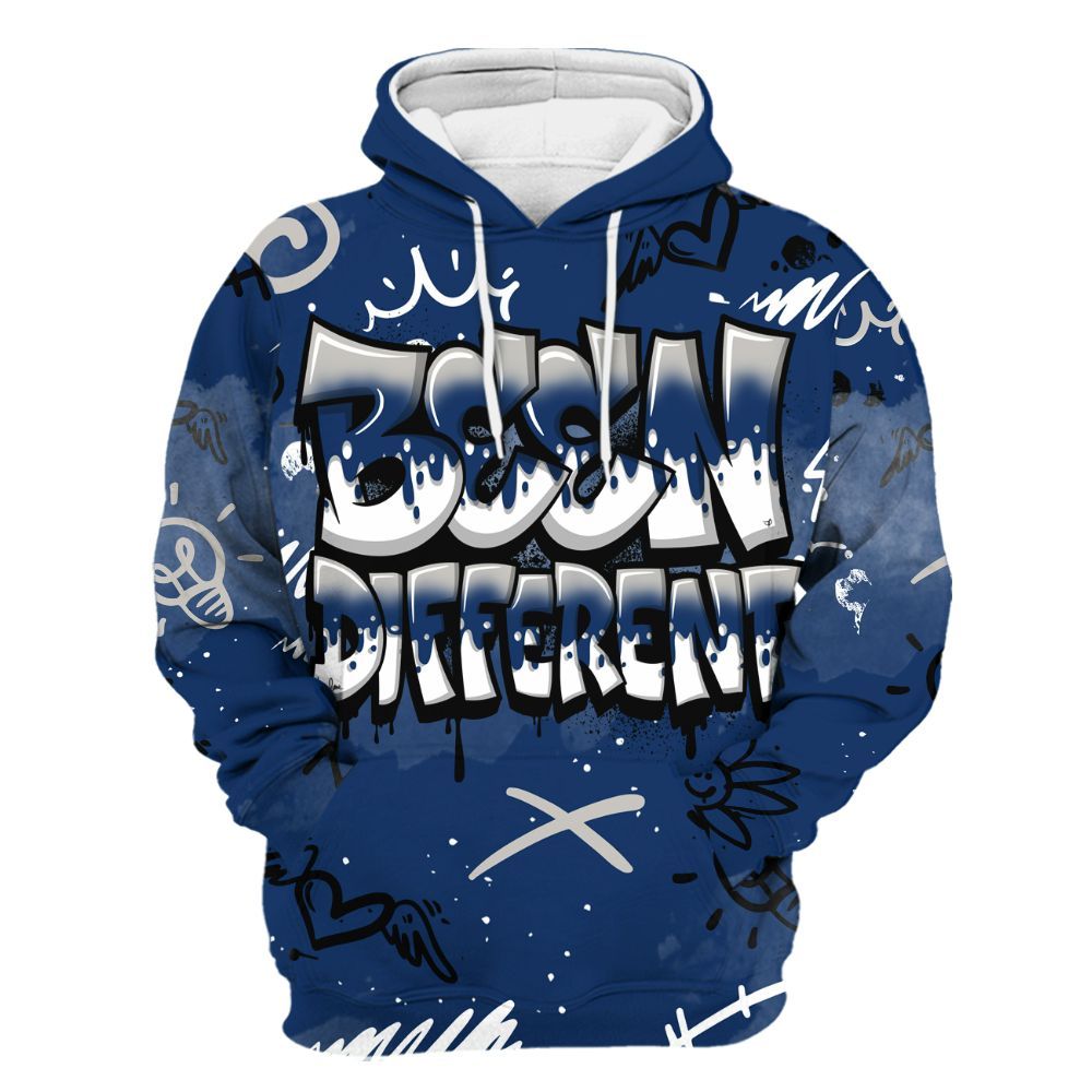 Hoodie To Match High OG Deep Royal Blue 1s - Drip Been Di2ferent All Over Print