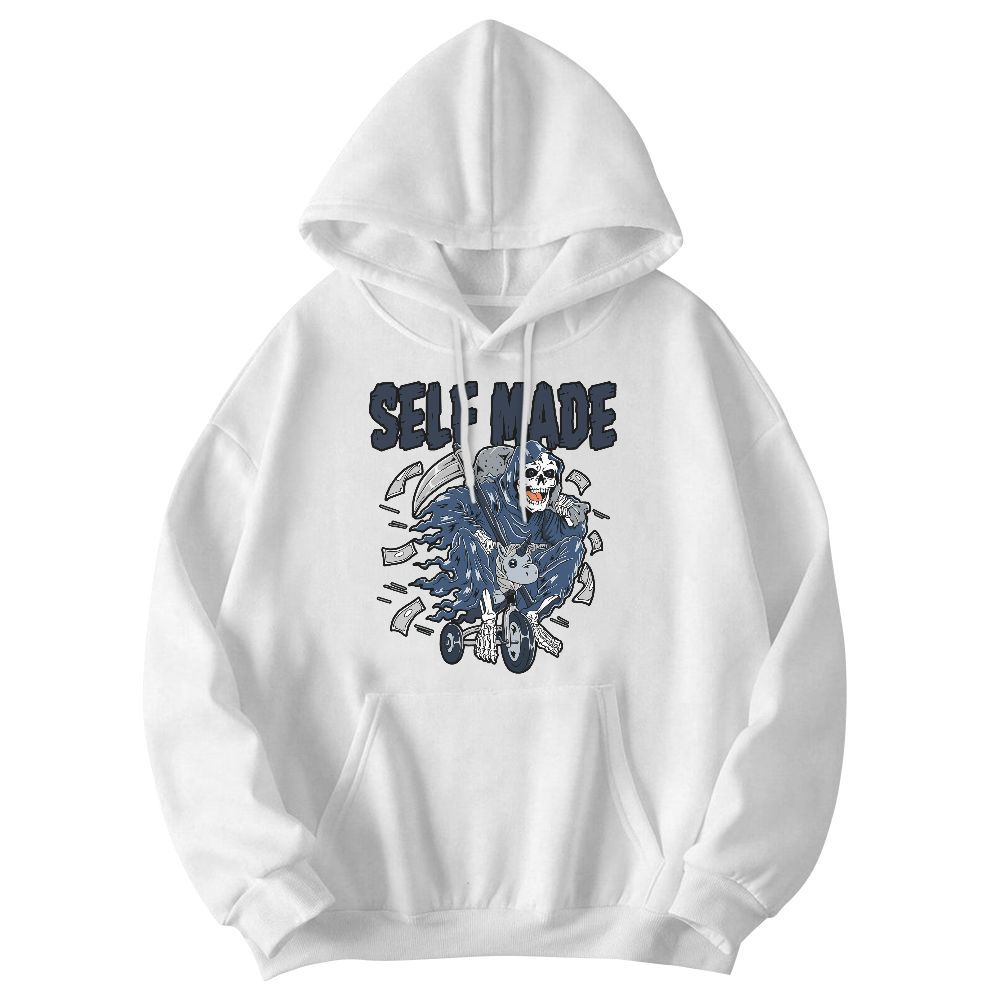 Sweatshirt To Match Midnight Navy 4s - Self Make Skeleton Graphic
