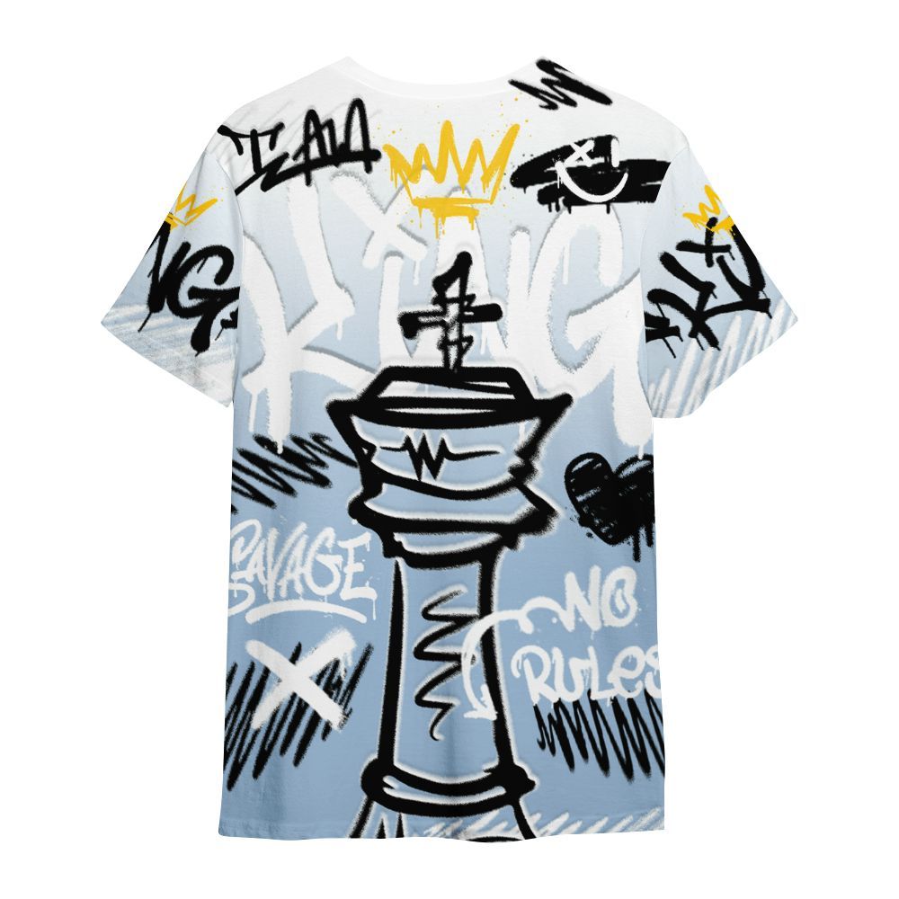 Shirt To Match High University Blue 1s - Street King Chess Streetwear All Over Print