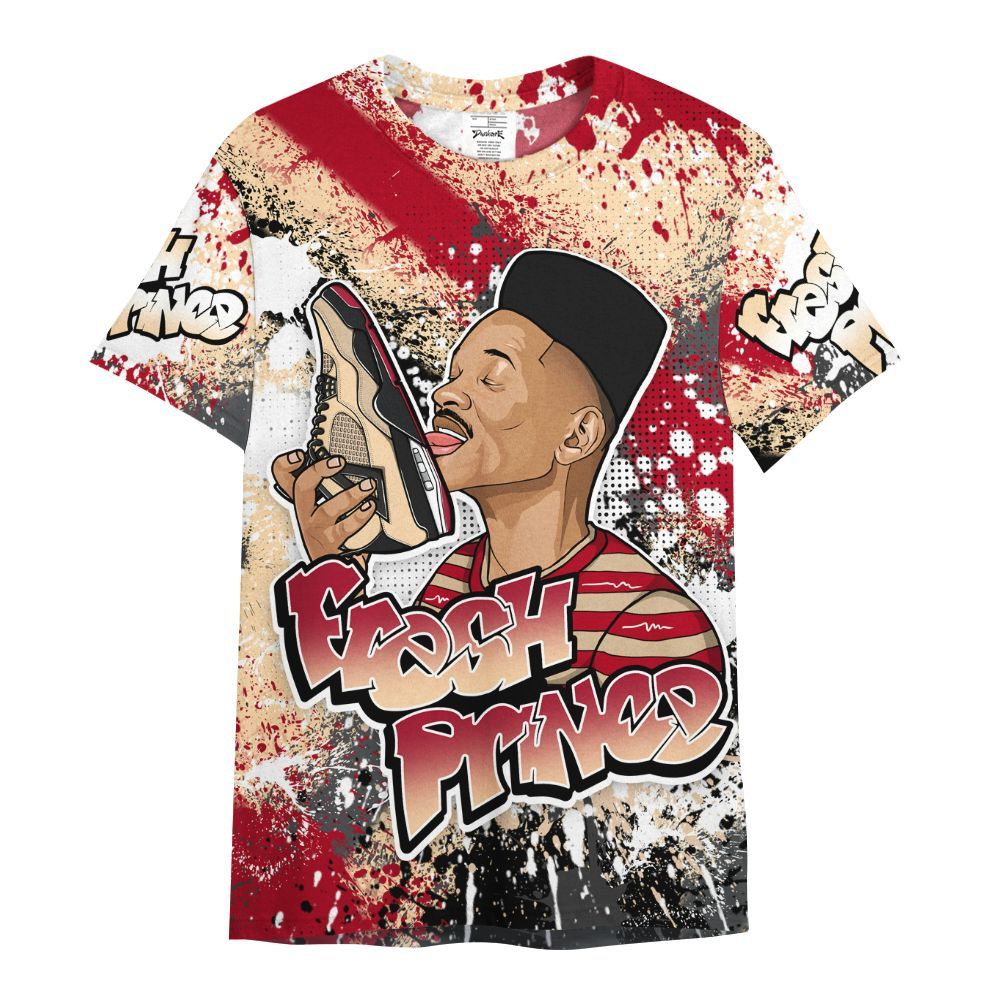 Shirt To Match Retro Pizza GS 4s - Fresh Sneaker Lick All Over Print