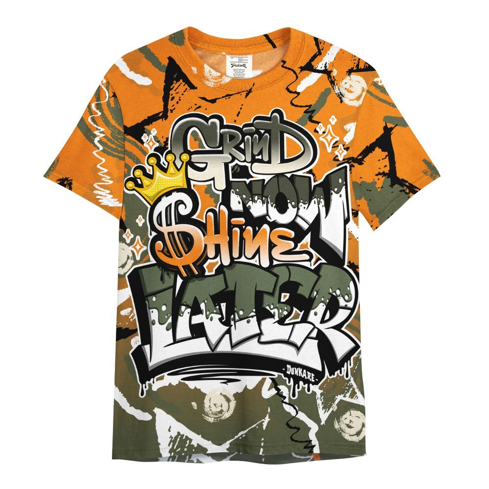 Shirt To Match Retro Undefeated 4s - Grind Shine Later Drip All Over Print