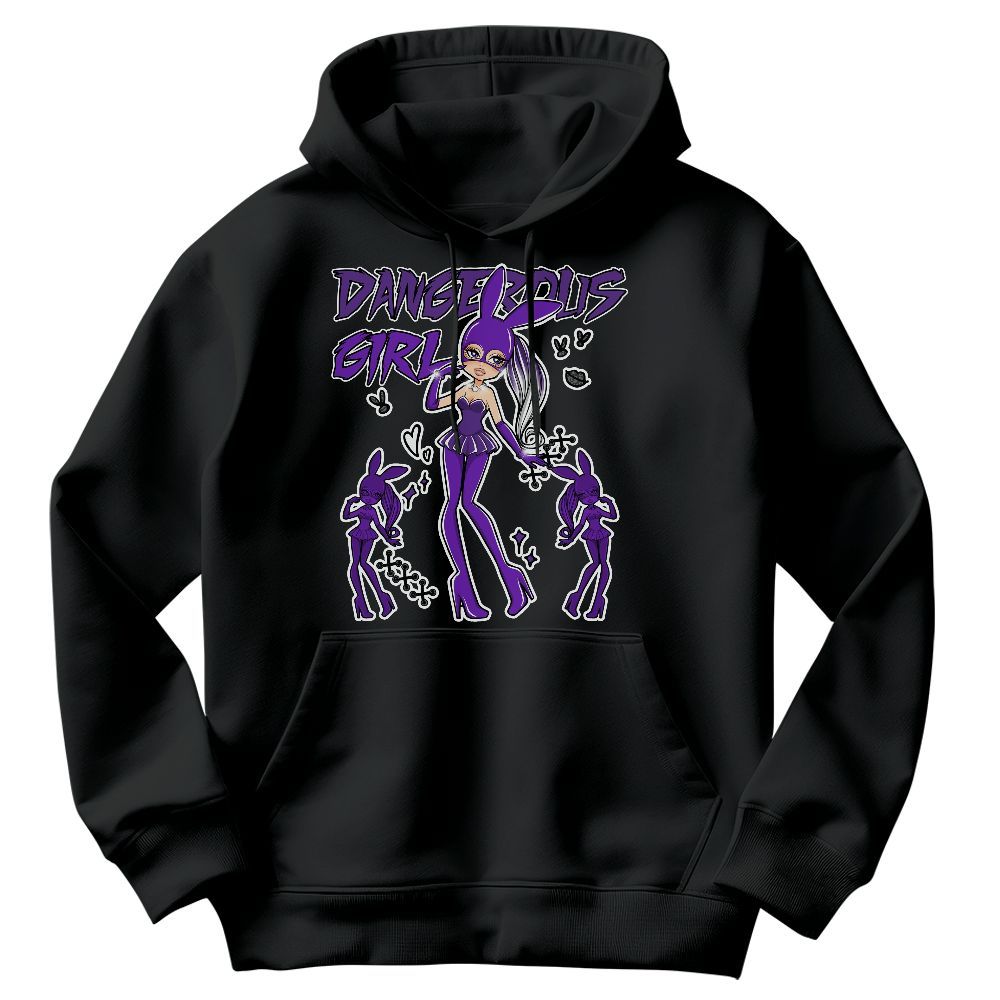 Sweatshirt To Match Retro Dark Iris 3s - Dangerous.Girl Graphic