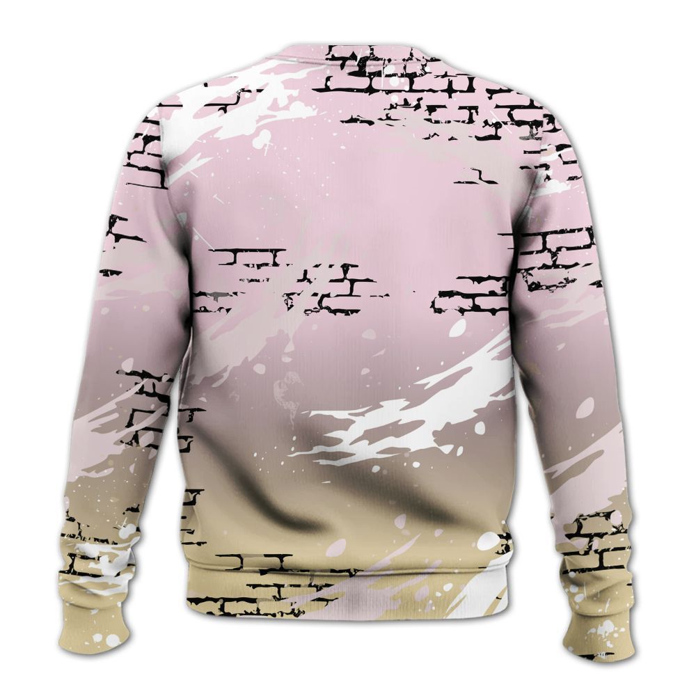 Sweatshirt To Match Denim Iced Carmine 4s - Values Of Loyalty Drip All Over Print