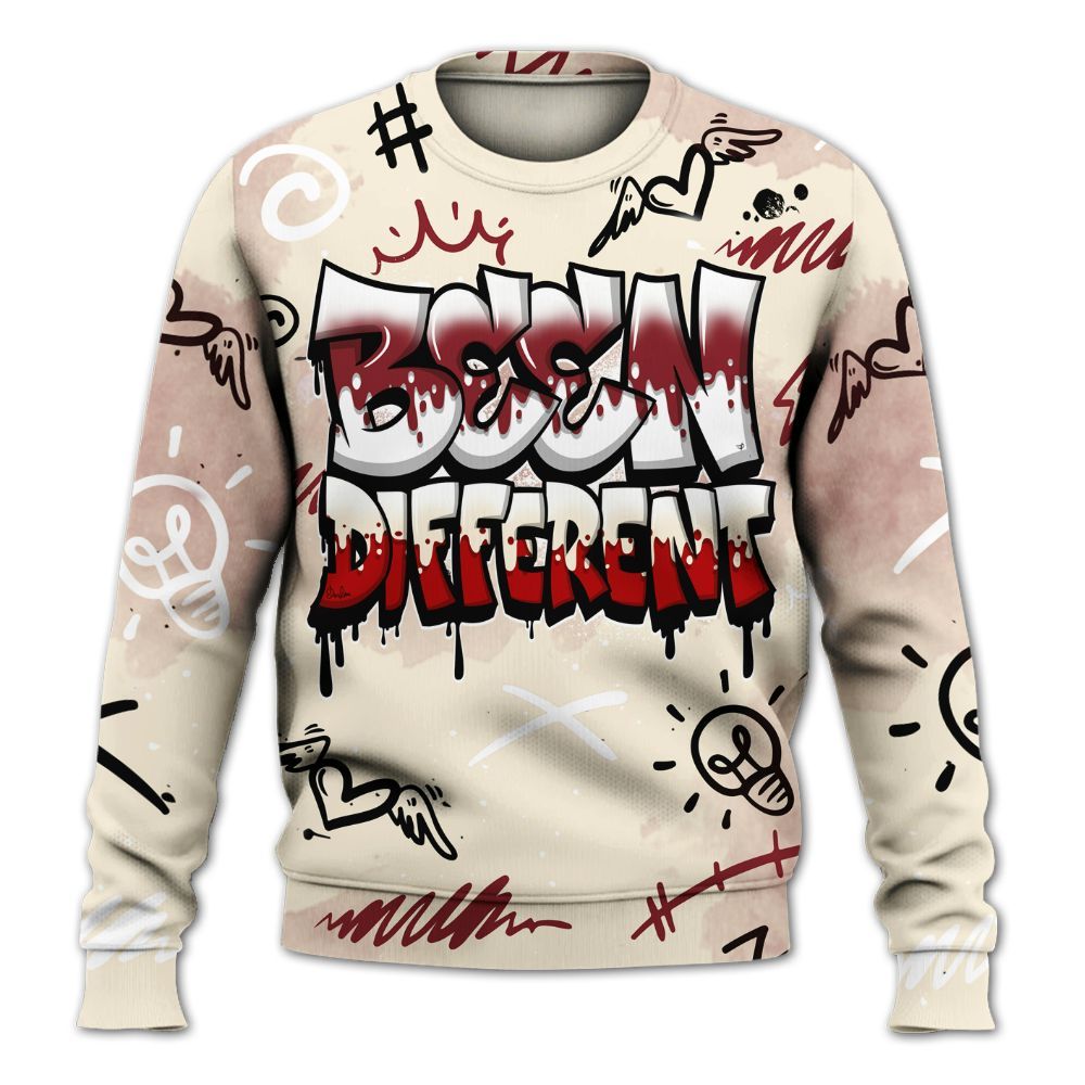 Sweatshirt To Match Valentine's Day 2026 4s - Drip Been Di2ferent All Over Print