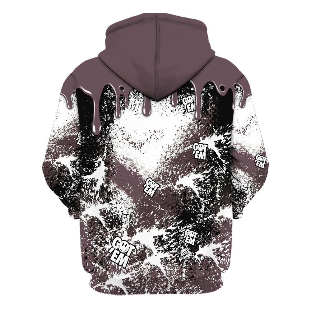 Hoodie To Match AMM Black 3s - Dripping 23 Drip All Over Print