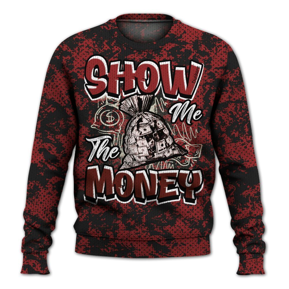 Knitted Sweater To Match High 85 Bred 1s - Show Me The Money Retro