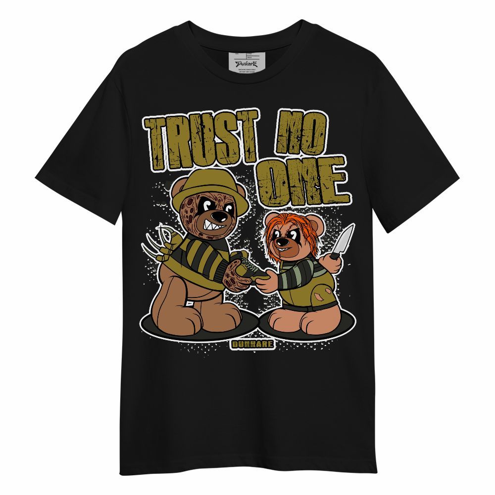 Shirt To Match Shirt To Match Air Flightposite Metallic Gold - Trust No One Bear Halloween Unisex Shirt