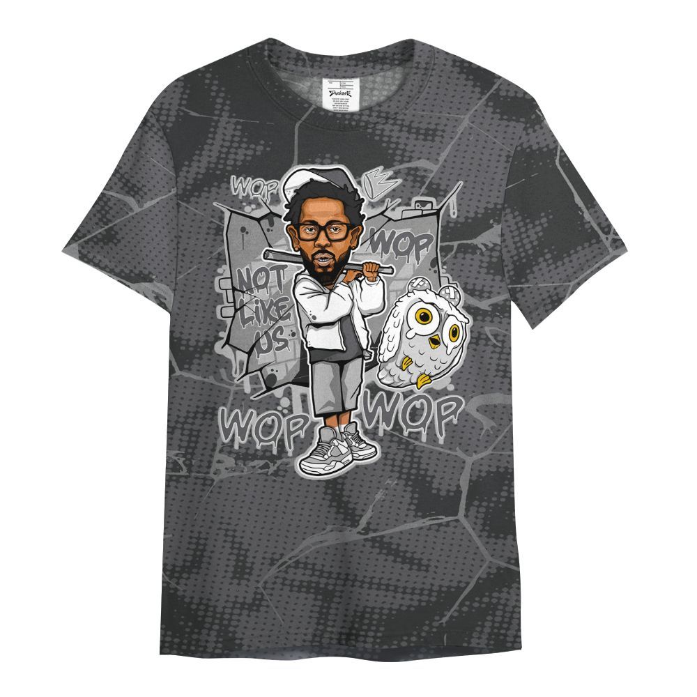 Shirt To Match White Thunder 4s - None Like ComptonCity Graphic Crack All Over Print