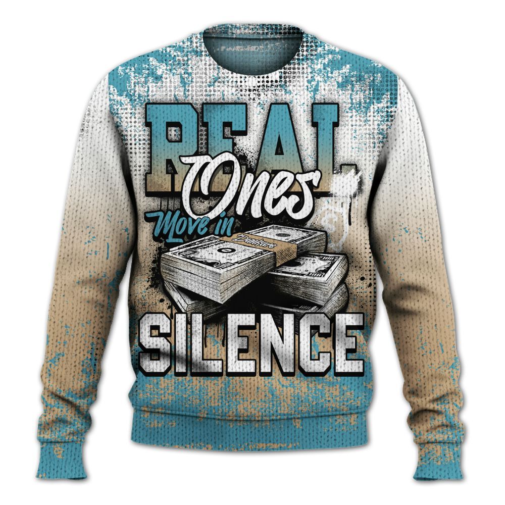 Sweater To Match H-Town 11s - Move In Silence Money Street Retro Graphic