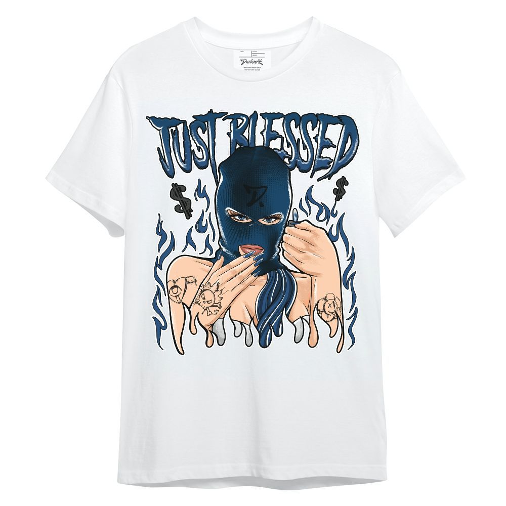 Shirt To Match High OG Midnight Navy 1s - Blessed!! Unisex Shirt