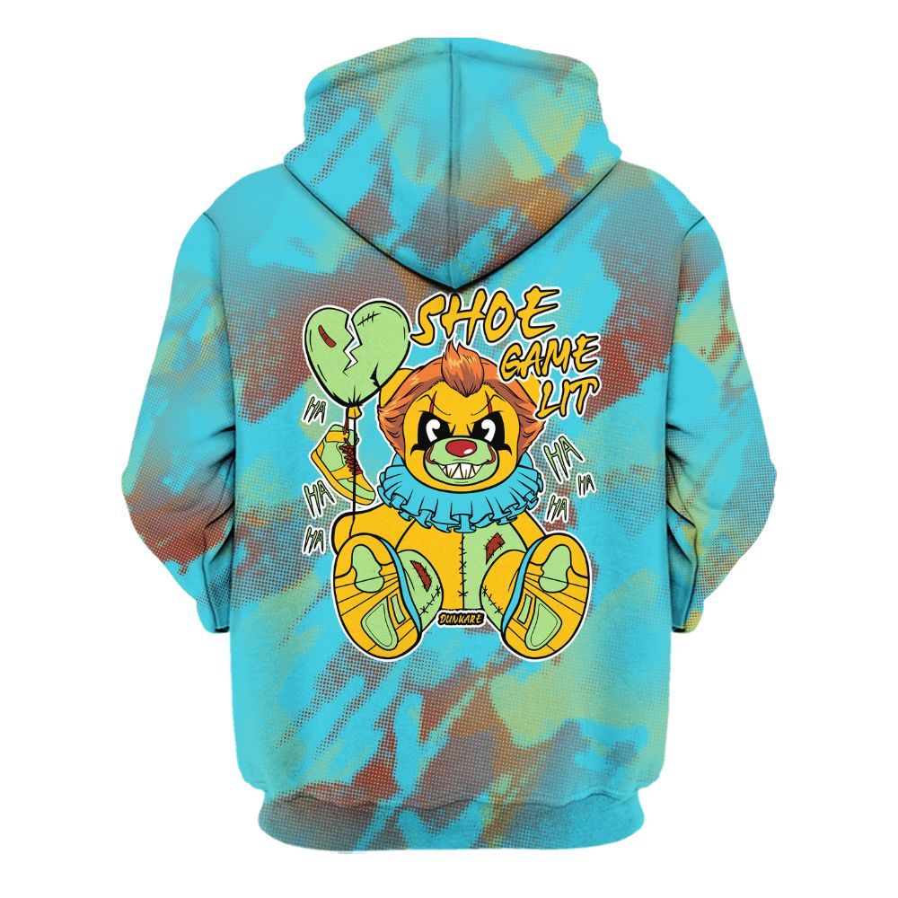 Hoodie To Match SB Dunk Di'Orr Greenwood - Shoe Game Bear Abstract Halftone All Over Print