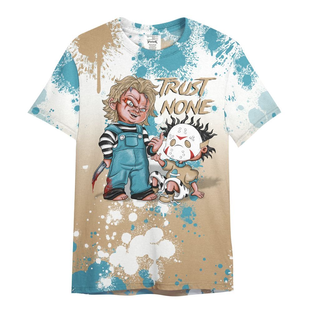 Shirt To Match H-Town 11s - Trust No One Scary All Over Print