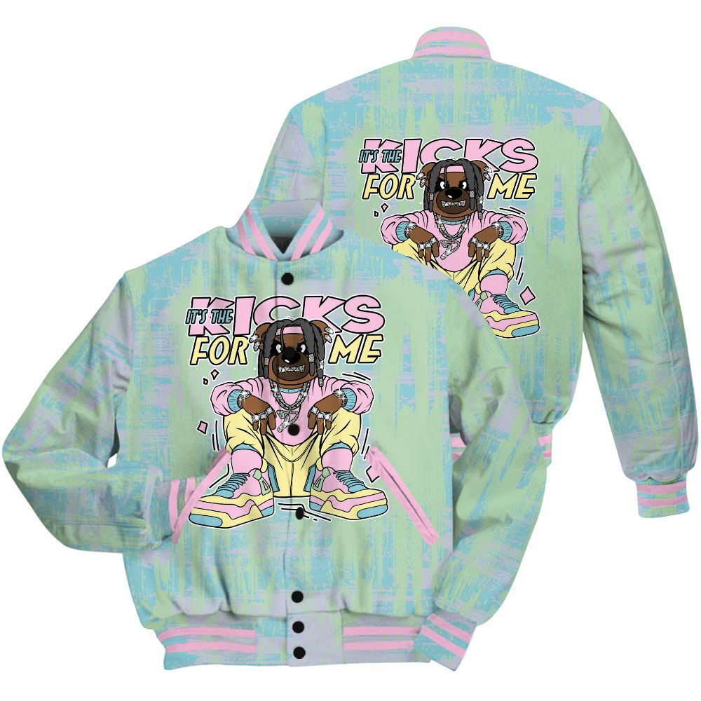 Varsity Jacket To Match SB Dunk Low Visty Shirt - Sneakers Bear Glitch Art All Over Print