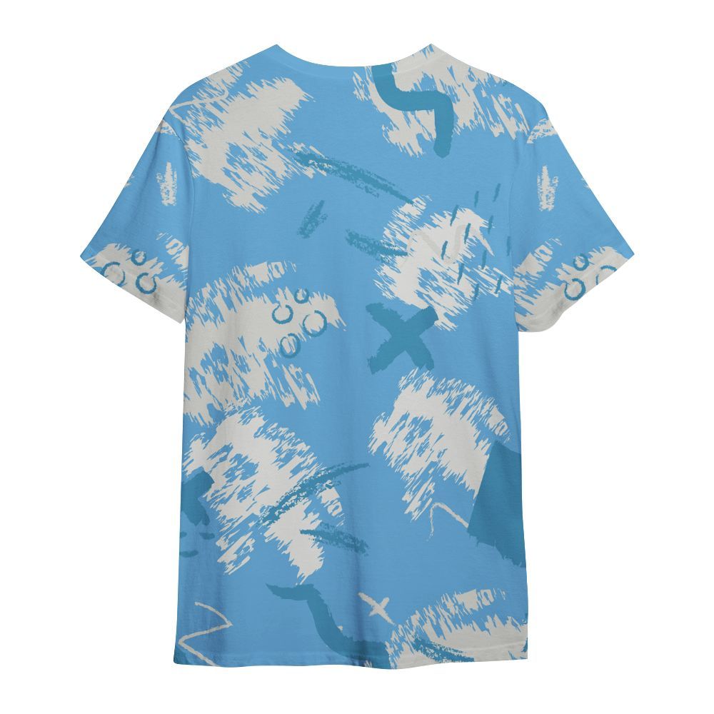 Shirt To Match SB Dunk Low University Blue - Hustle Grind Pray Retro All Over Print