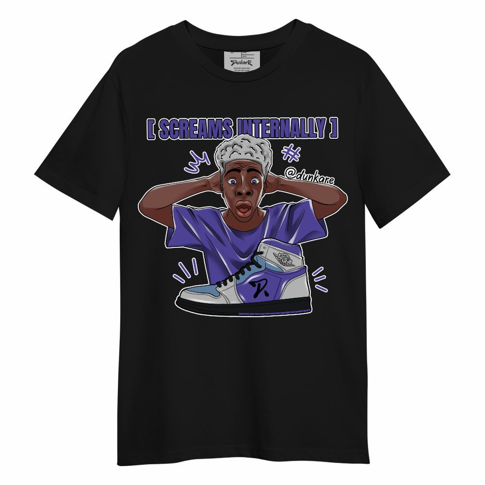 Shirt To Match Retro Concord 5s - Scream Internally Unisex Shirt